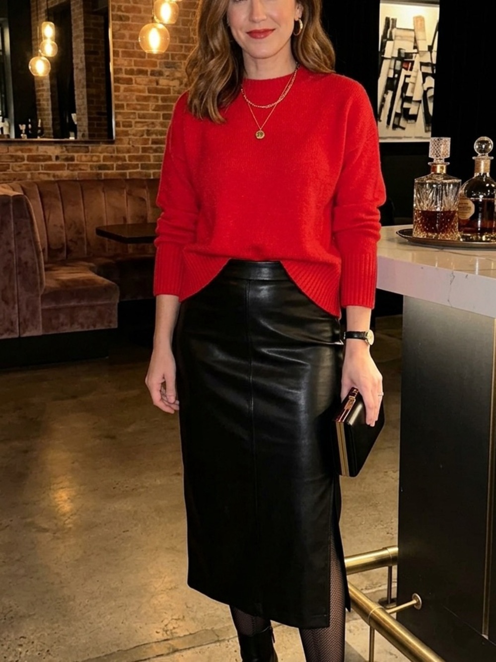 Luna x Sol Red sweater